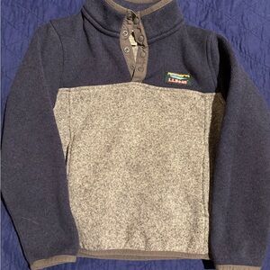 L.L. Bean Sweater in Navy and Gray
